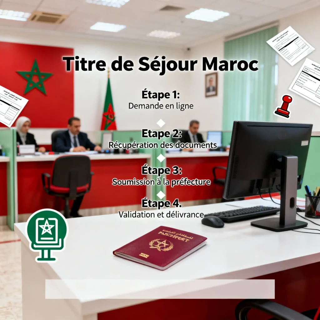 titre de séjour au Maroc 1