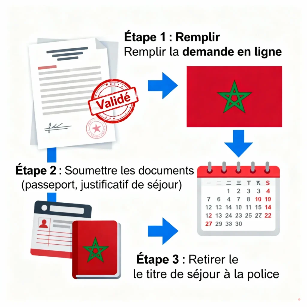 titre de séjour au Maroc 2