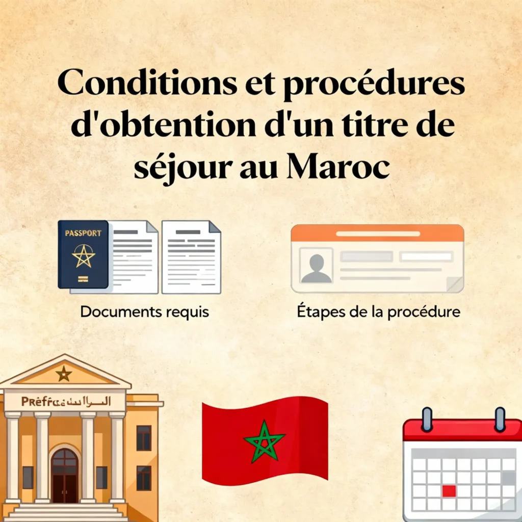 titre de séjour au Maroc 3