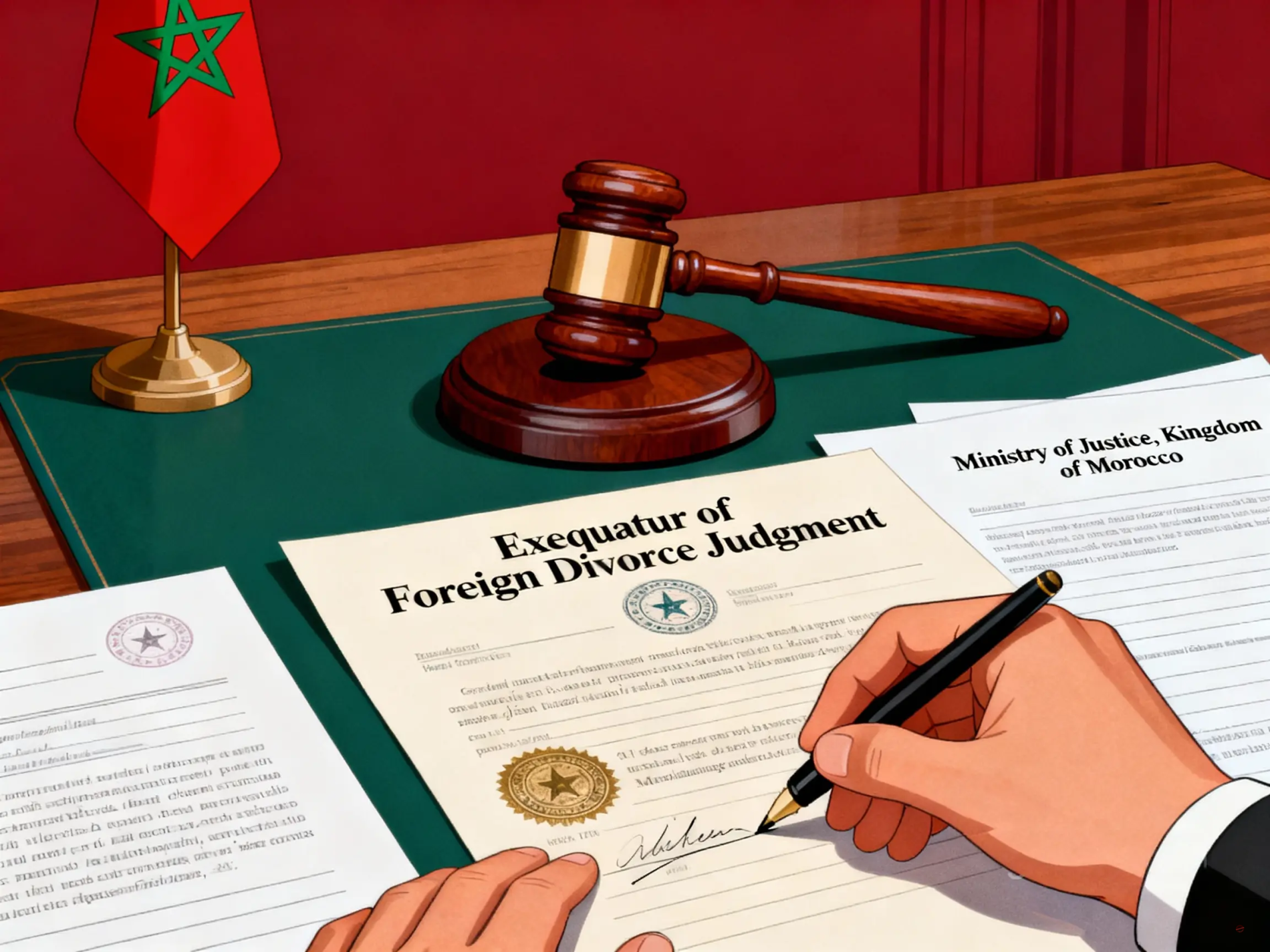 Exequatur Divorce Maroc 2