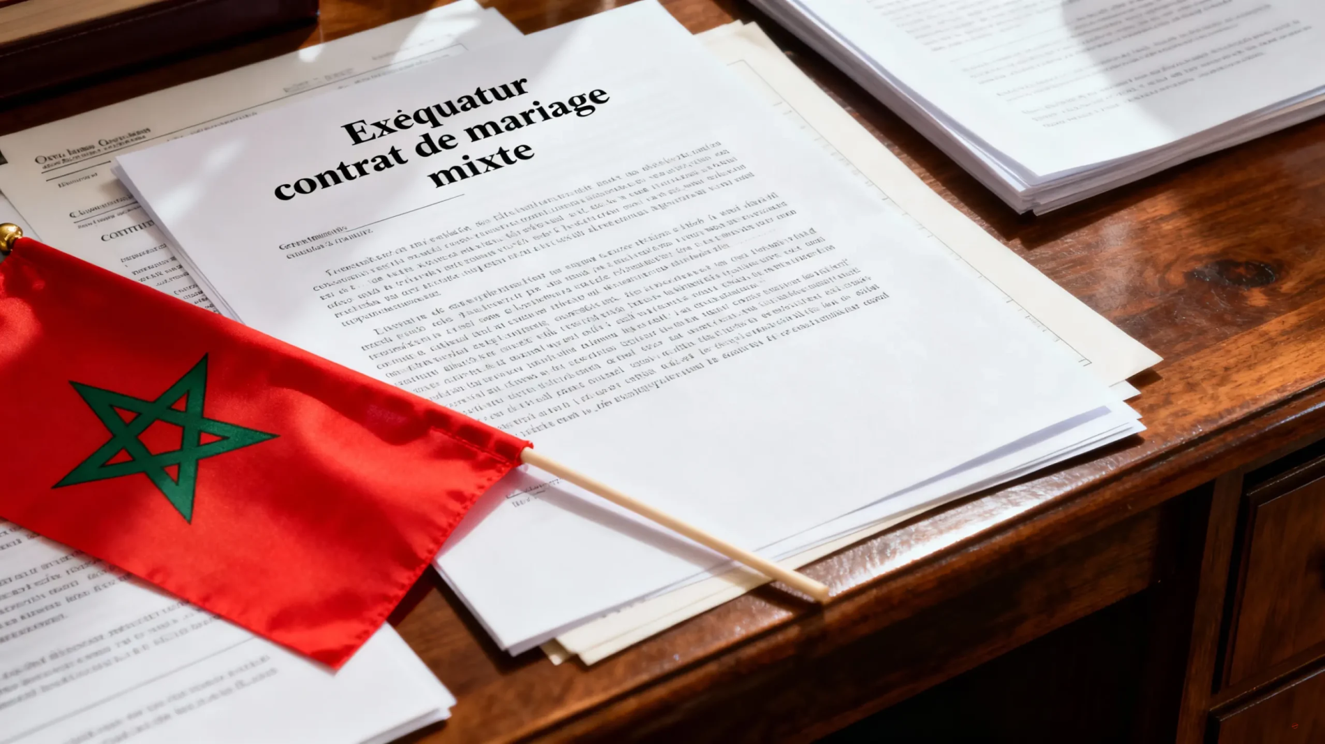 Exequatur d’un contrat de mariage mixte 3