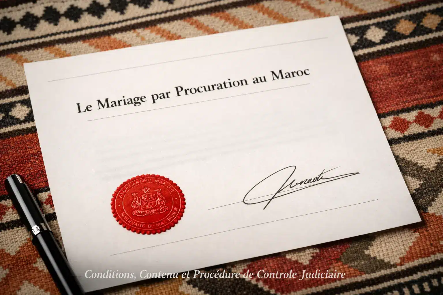 marriage by proxy in Morocco